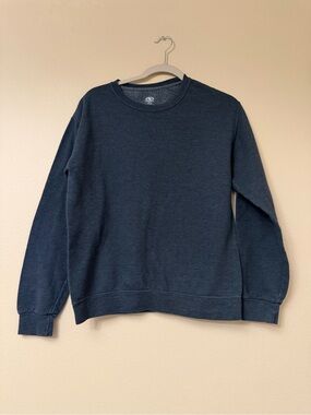Athletic Works Men's Crewneck Sweatshirt - Navy Blue